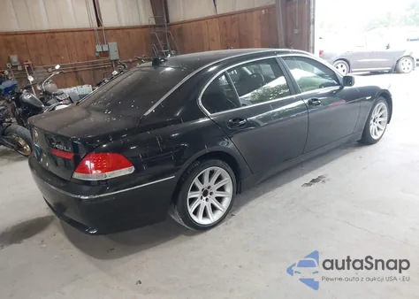 2004 BMW 745Li z USA, uszkodzony, nr VIN WBAGN63494DS46140